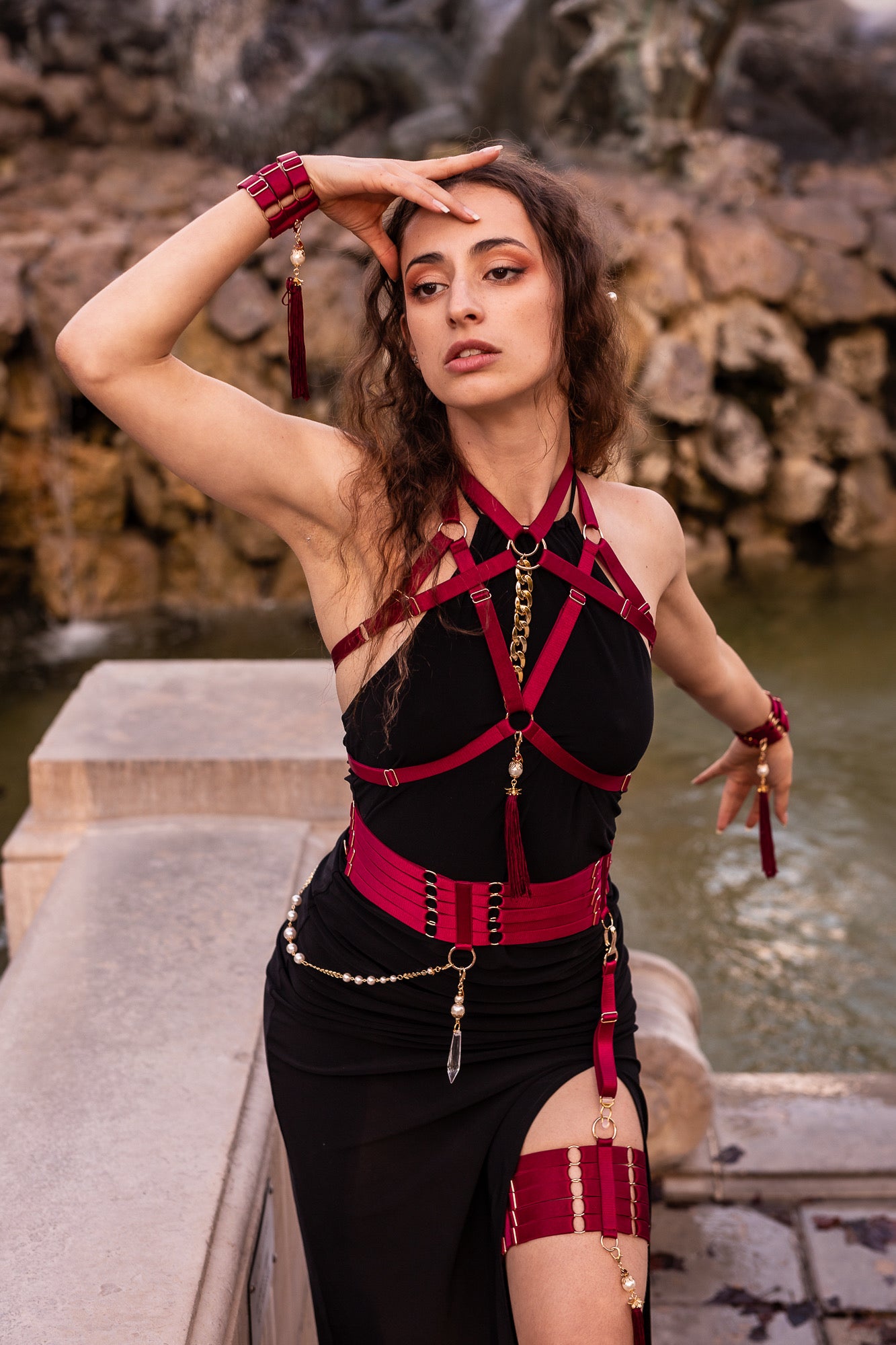 Ceinture All of You - BURGUNDY