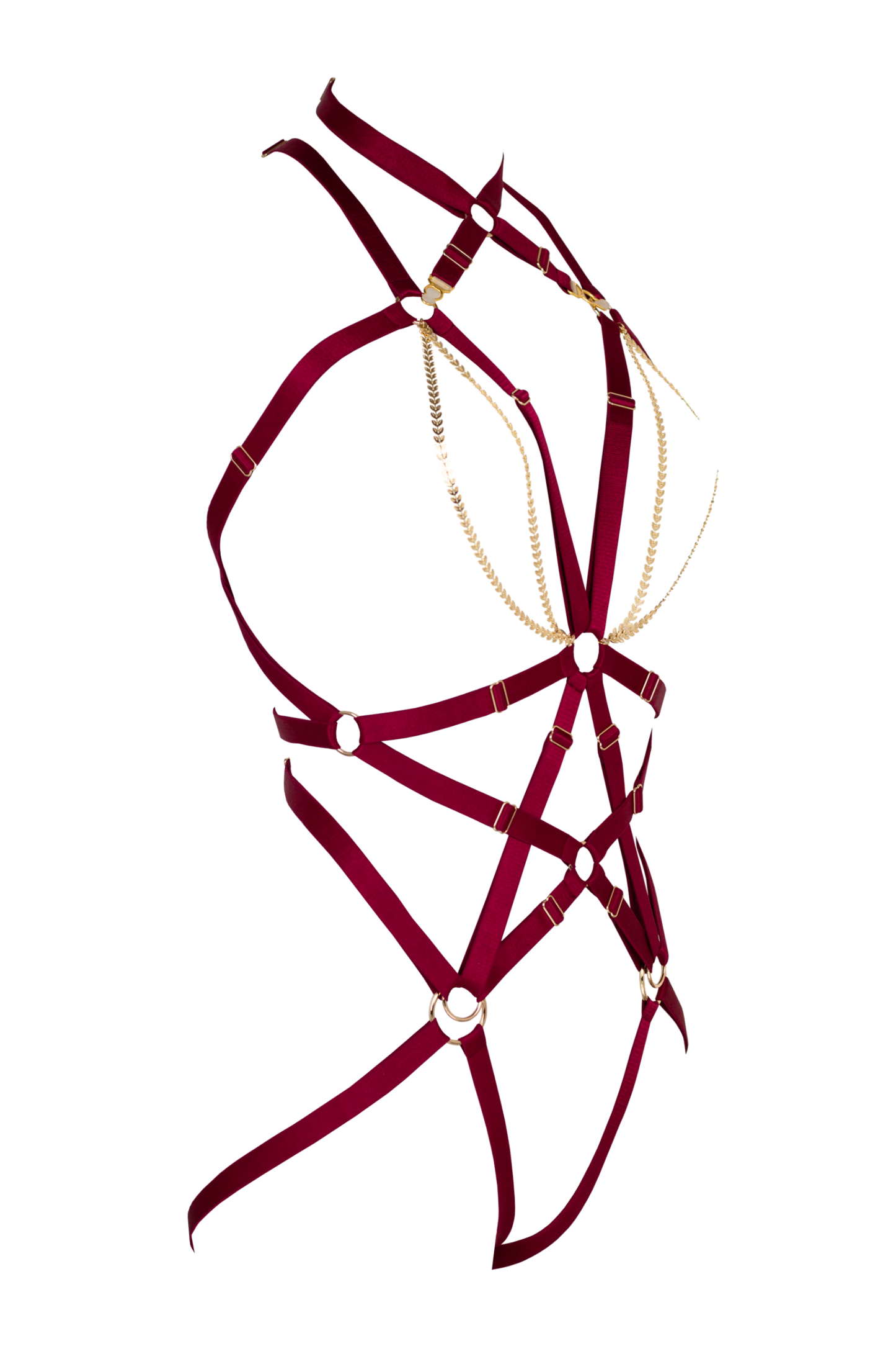 Harnais Empress - BURGUNDY