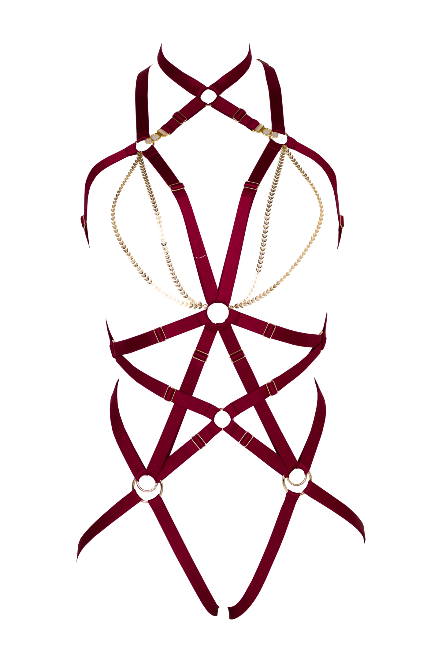 Harnais Empress - BURGUNDY