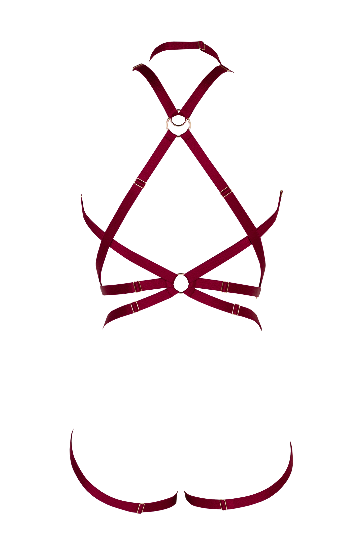 Harnais Empress - BURGUNDY