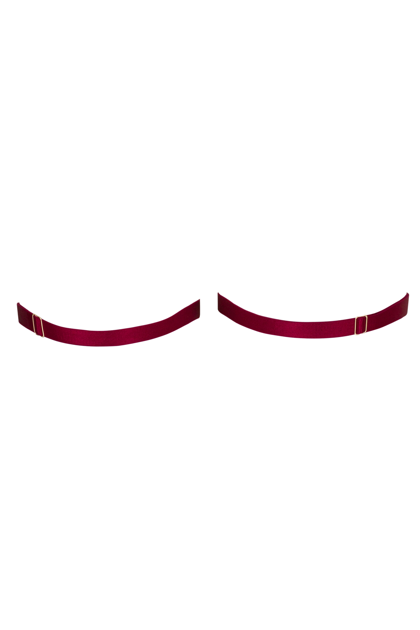 Jarretières Elegance - BURGUNDY
