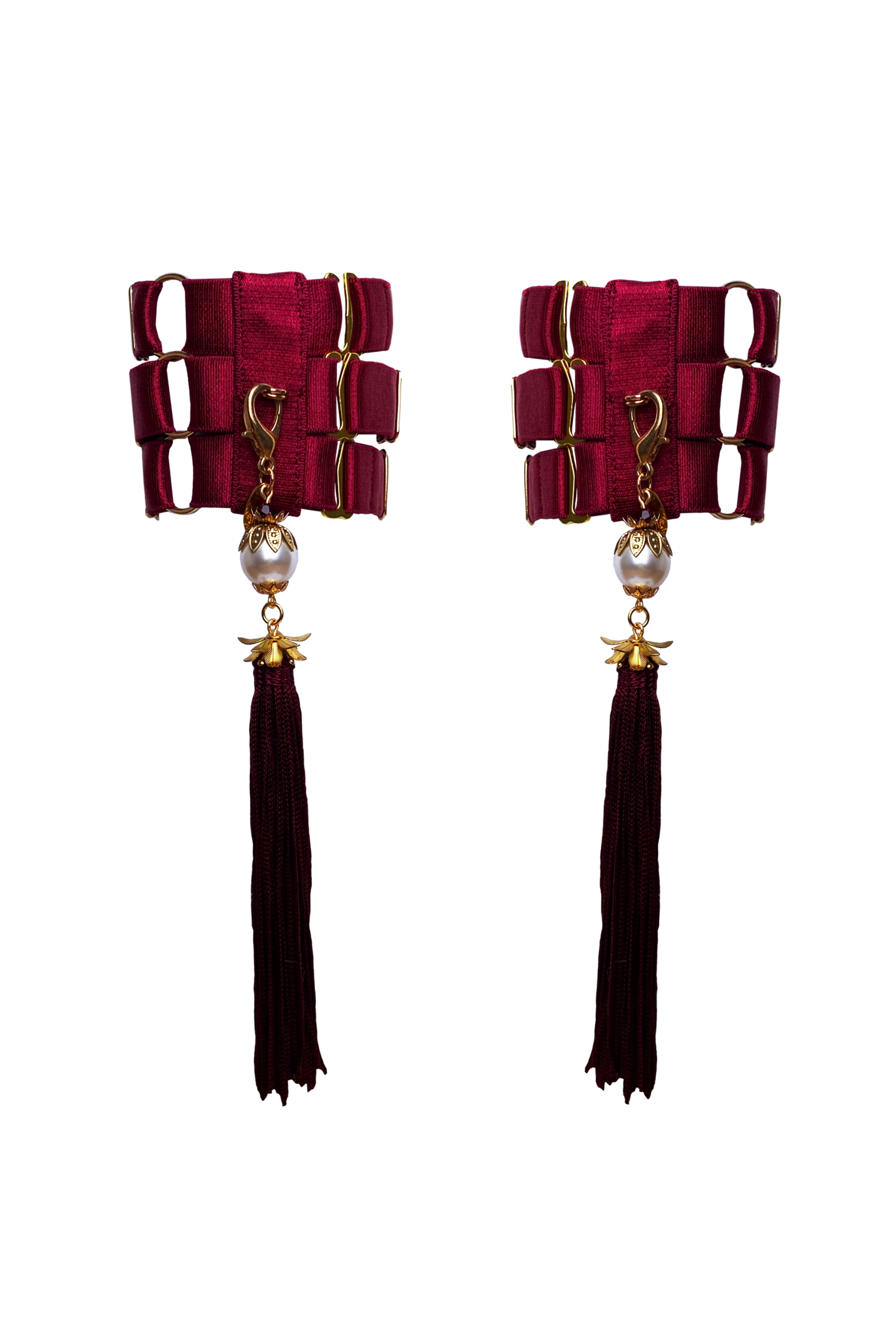 Bracelets Drama - BURGUNDY