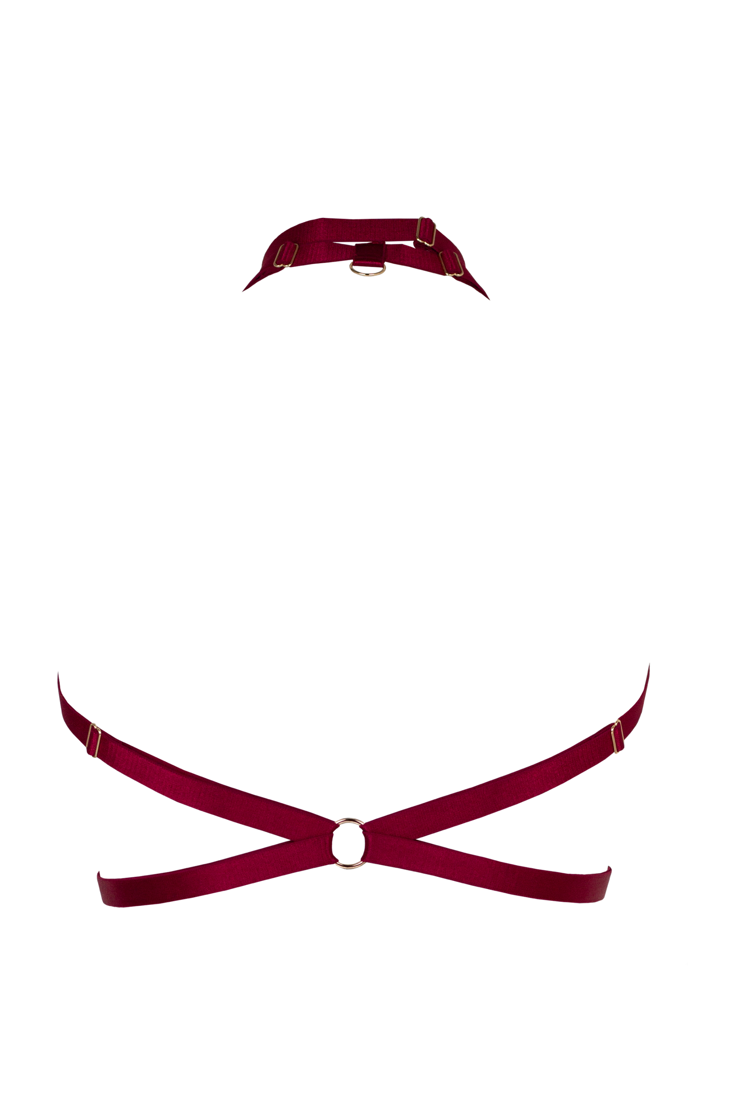 Harnais Dahlia - BURGUNDY / BLACK / CREAM