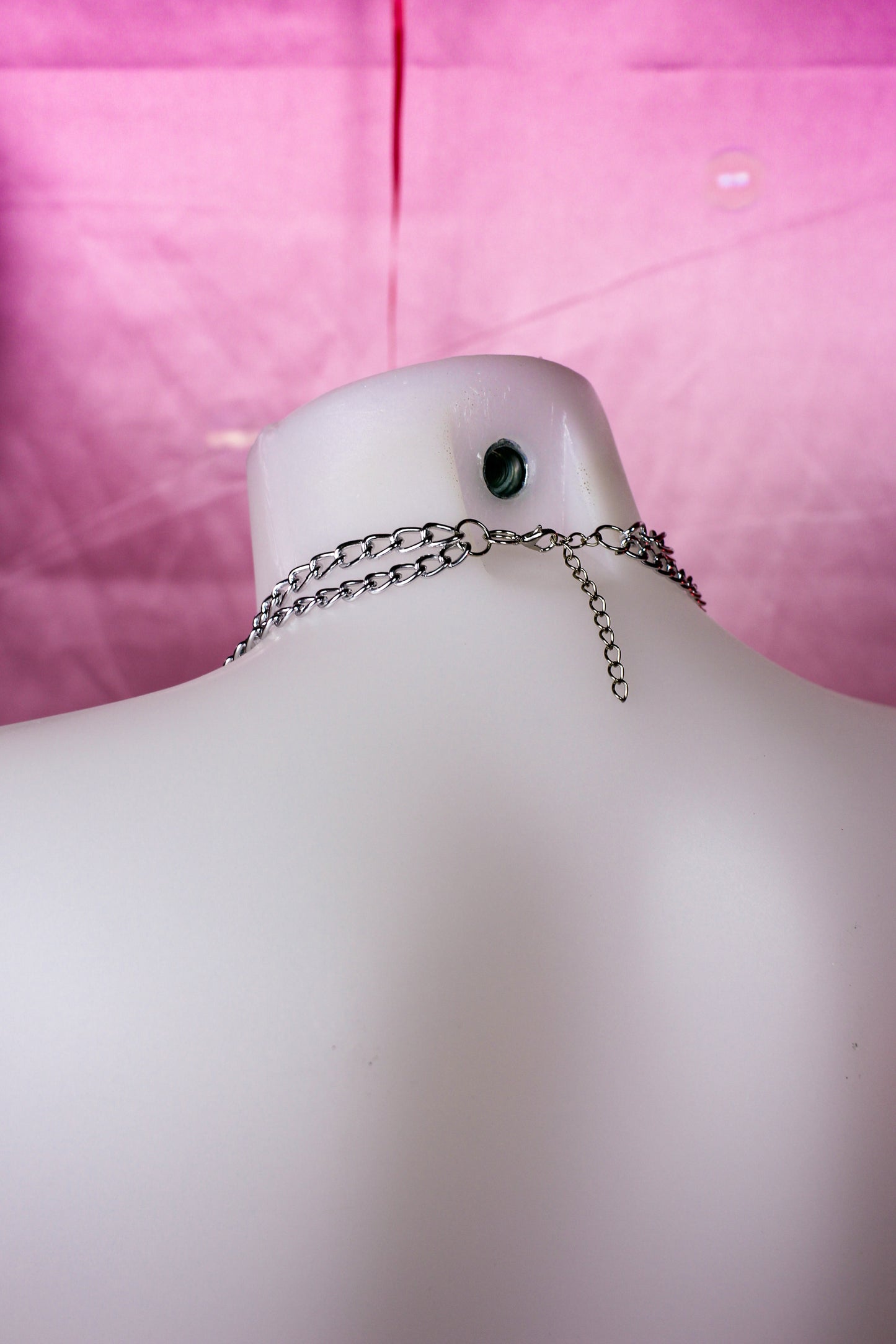 Honey Bunny Choker - SILVER & BLUE