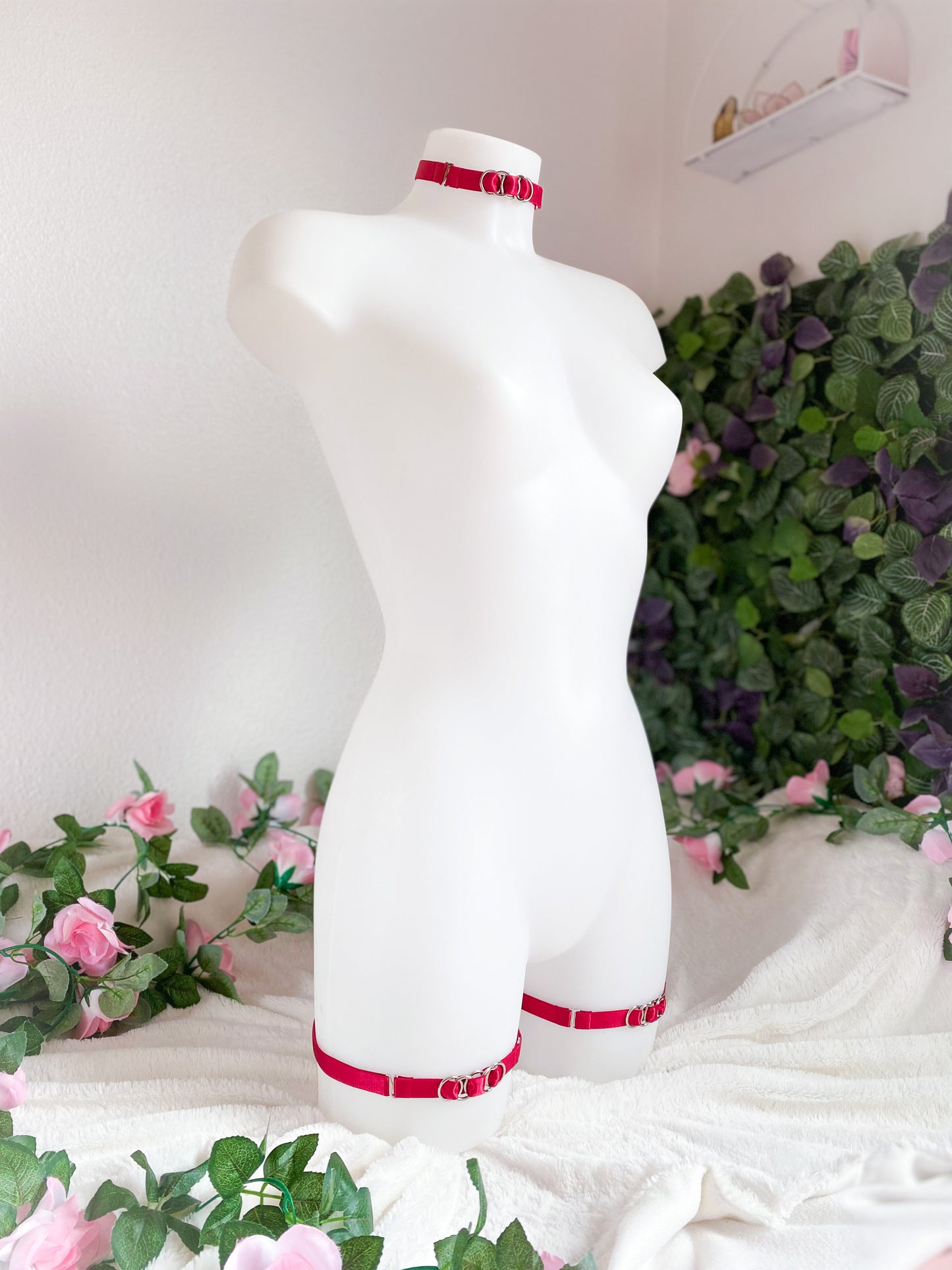 Jarretières Bold Babe - RASPBERRY
