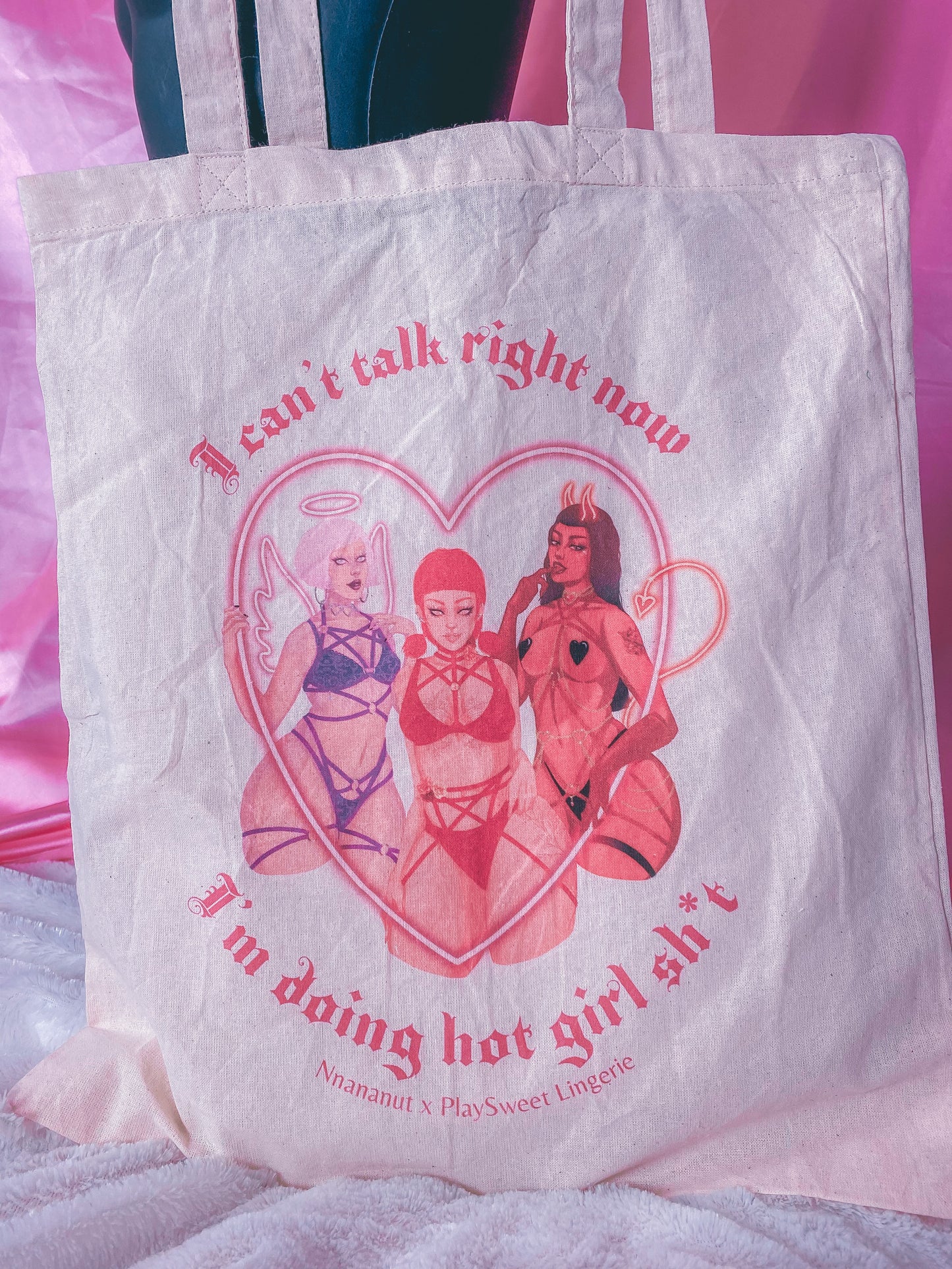 Hot Babe Tote Bag