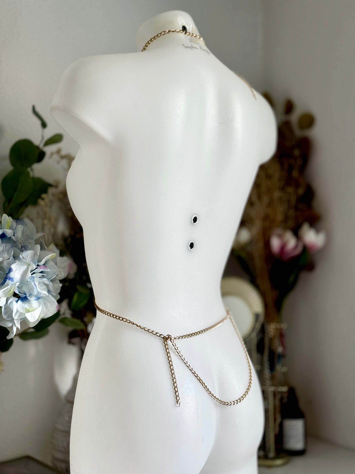 Swan Body Chain - GOLD