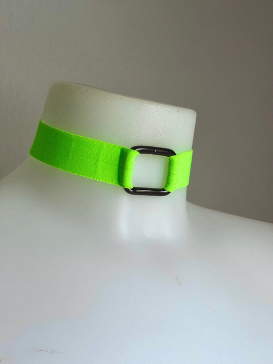 Toxic Choker - NEON GREEN