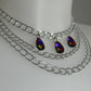 Choker Triple Magma - SILVER