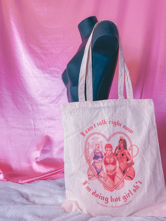 Hot Babe Tote Bag